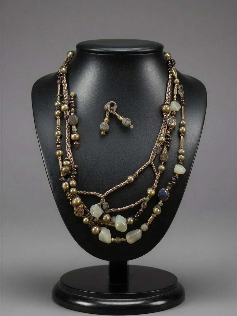 Antique necklace and earrings